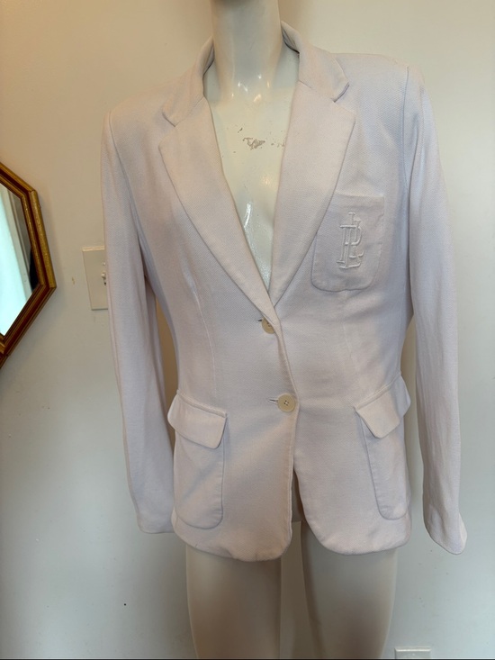 Ralph Lauren Jackets & Blazers - Ralph Lauren White Knit-Collar Jacket